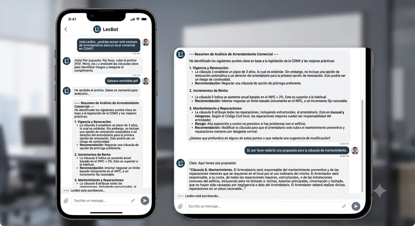 LexBot – Asesor jurídico virtual con IA de Gratia Lex