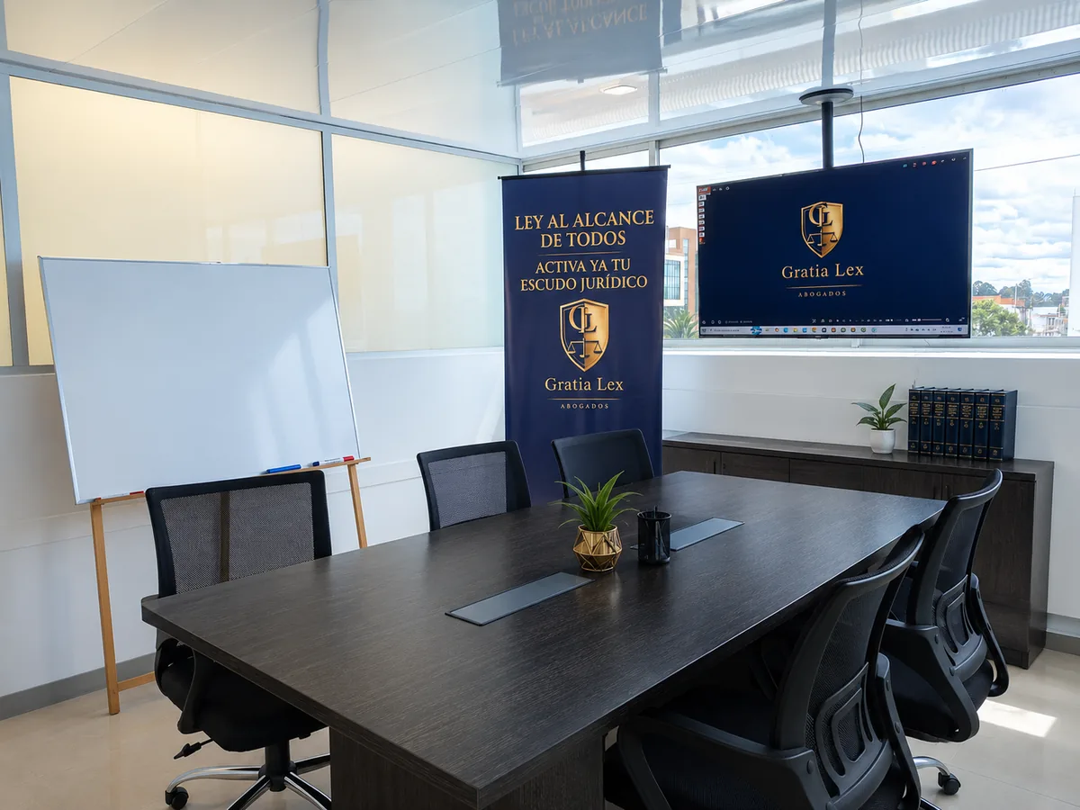 Sala de reuniones Gratia Lex Abogados